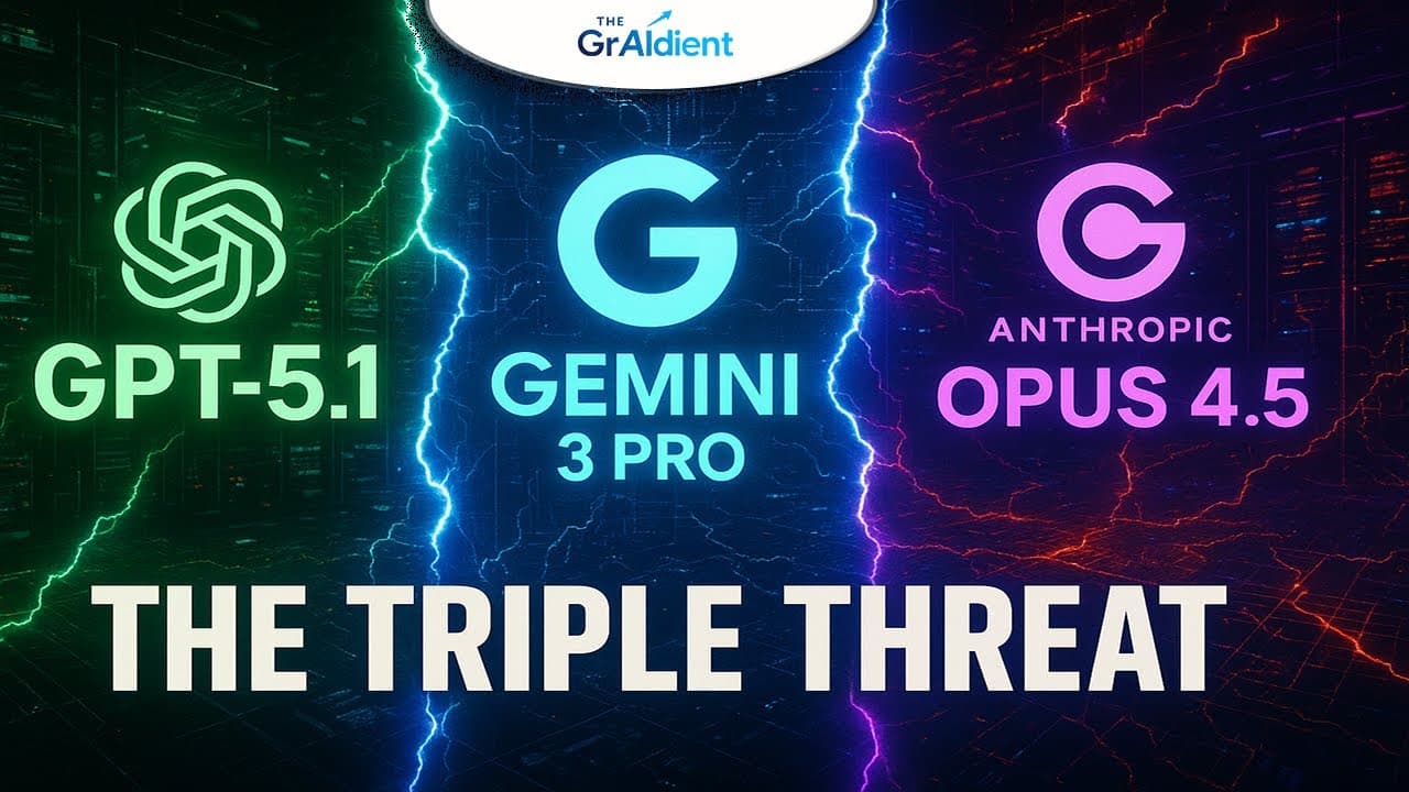 AI Has Never Been This Powerful: Gemini 3 Pro, GPT-5.1 & Claude Opus 4.5